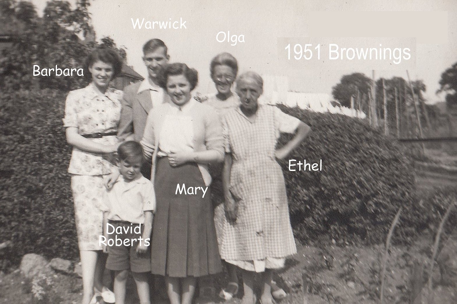 Ethel, Olga & Barbara in 1951 Ethel, Olga & Barbara in 1951